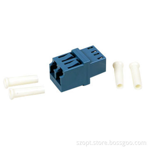 LC Duplex Fiber-optic Adapters, RoHS Directive-compliant